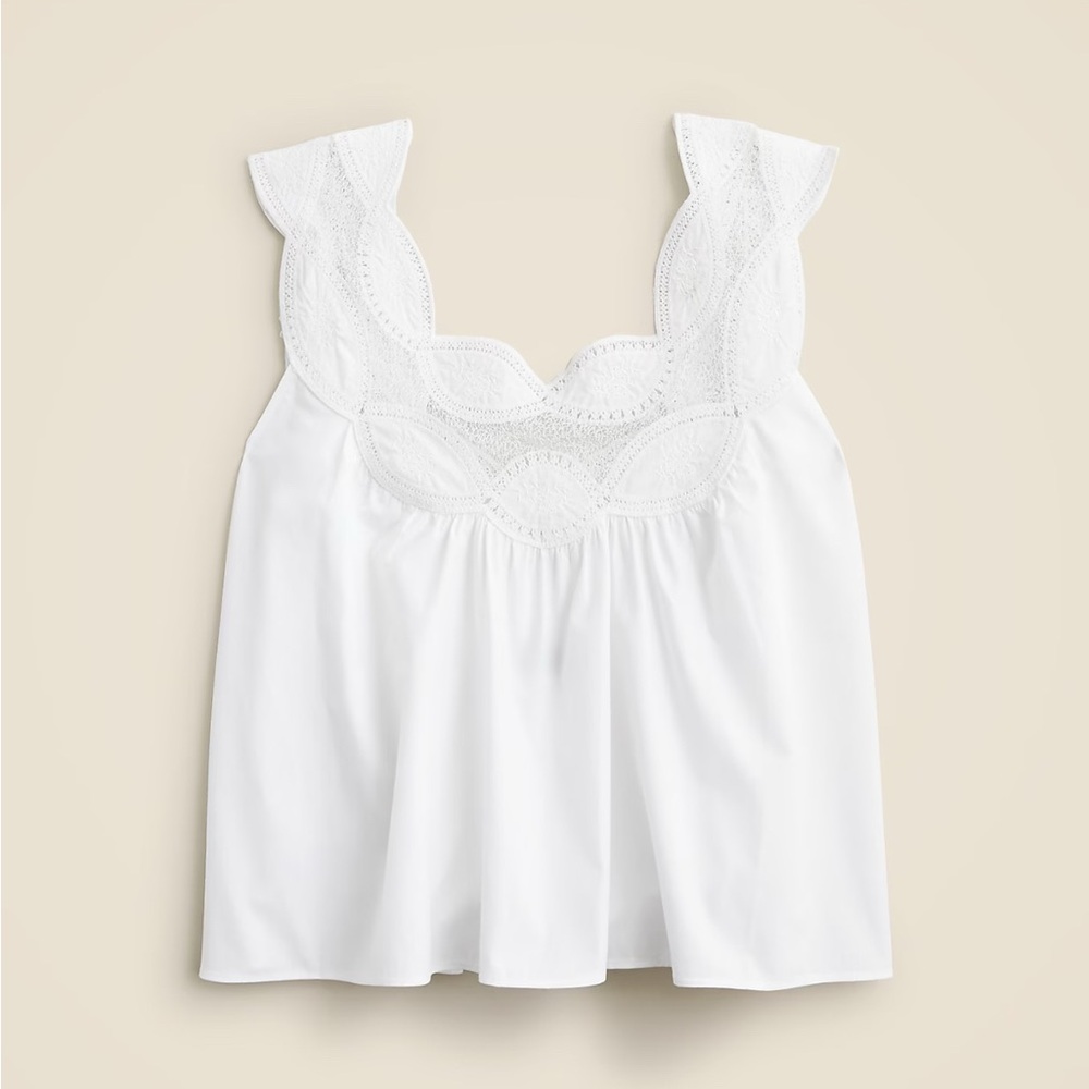 NWT J. Crew Swingy Lace Top - Picture 14 of 14